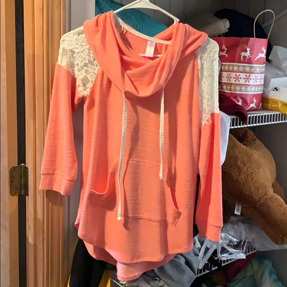 Coral shirt